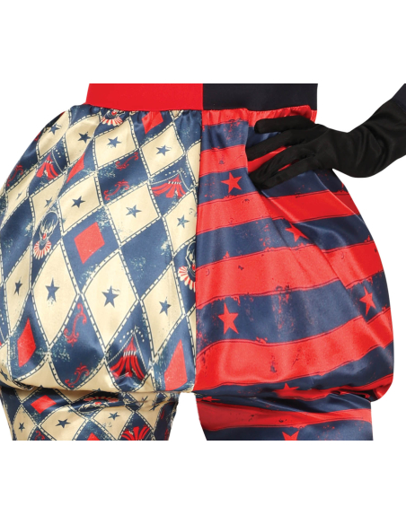 Déguisement Arlequin femme – Clown horreur Halloween