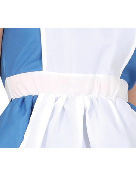 Déguisement Alice femme – Robe bleue avec tablier blanc