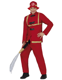 Déguisement Pompier Homme avec tuyau – Costume humour EVG