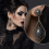 Boucles d’oreilles gothiques noir et argent – Bijou femme pour reine, vampire ou sorcière