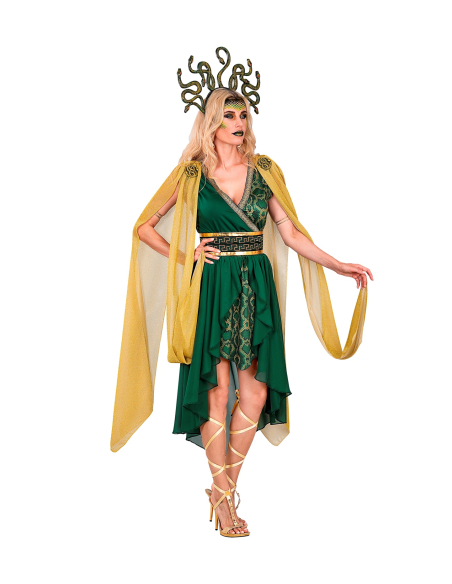 Déguisement Médusa Femme – Reine des Serpents de la Grèce Antique