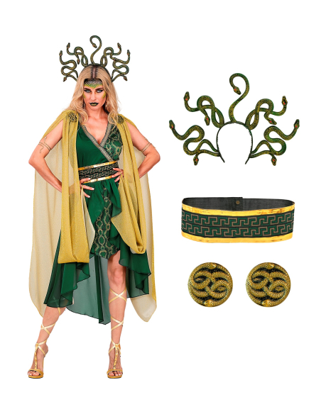 Déguisement Médusa Femme – Reine des Serpents de la Grèce Antique
