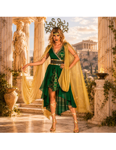 Déguisement Médusa Femme – Reine des Serpents de la Grèce Antique