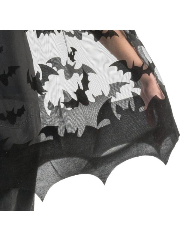Cape Gothique Chauve-Souris Noire
