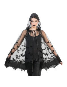 Cape Gothique Chauve-Souris Noire 2
