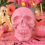 Crâne Rose Décoratif 18 cm – Déco Summerween & Halloween Pastel