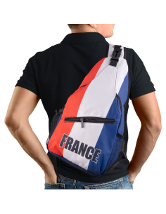 Sac bandoulière France bleu blanc rouge