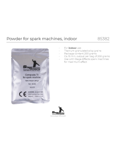Recharge Sparkular 200 g pour machine à étincelles intérieure 2