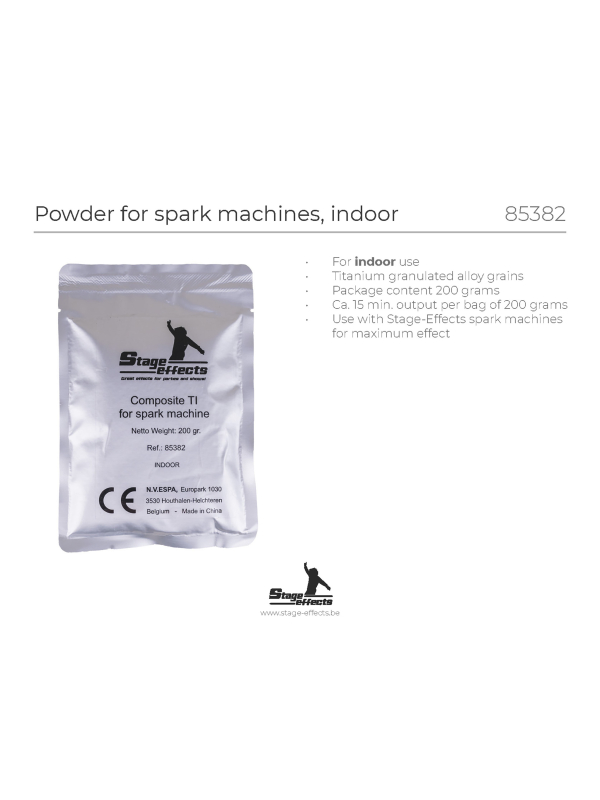 Recharge Sparkular 200 g pour machine à étincelles intérieure
