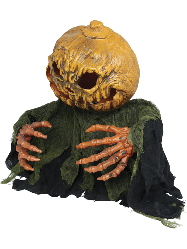 Automate Halloween monstre citrouille 50 cm – Son, lumière et mouvement