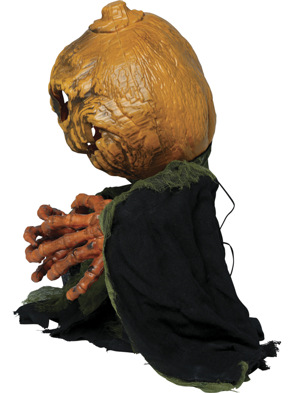 Automate Halloween monstre citrouille 50 cm – Son, lumière et mouvement