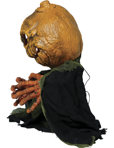 Automate Halloween monstre citrouille 50 cm – Son, lumière et mouvement