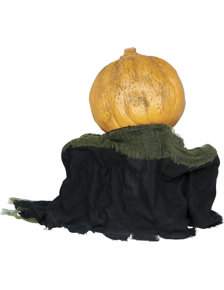 Automate Halloween monstre citrouille 50 cm – Son, lumière et mouvement