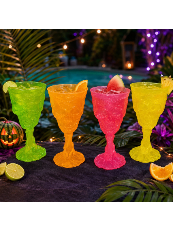 Gobelet crâne Summerween Fun World® 240 ml – Couleur aléatoire