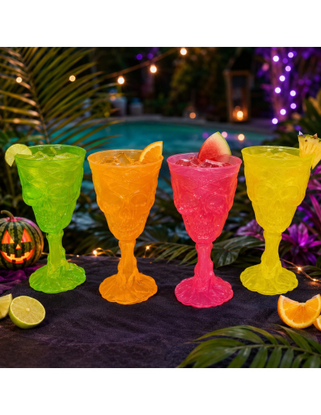 Gobelet crâne Summerween Fun World® 240 ml – Couleur aléatoire