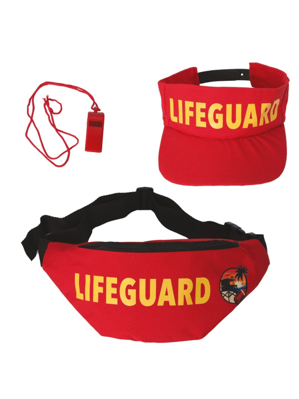 Kit sauveteur en mer adulte – Visière, banane et sifflet