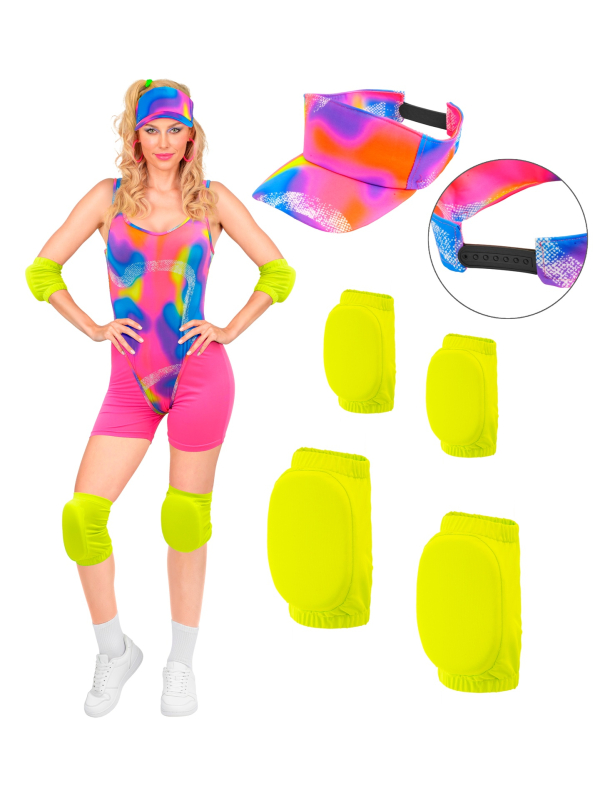Déguisement roller années 80 rose pour femme – XS à XL