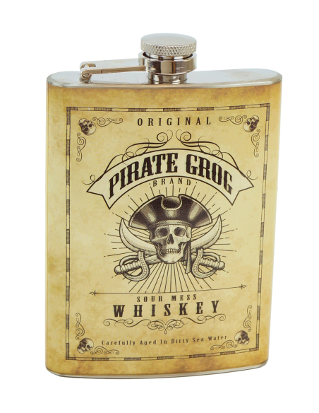 Flasque Pirate Vintage – Accessoire de Déguisement Pirate