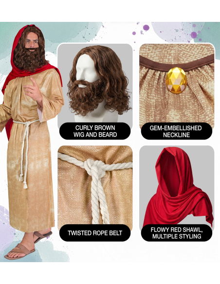 Déguisement de Messie homme – Costume biblique complet