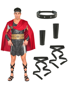 Déguisement centurion romain homme avec cape – S à XXL