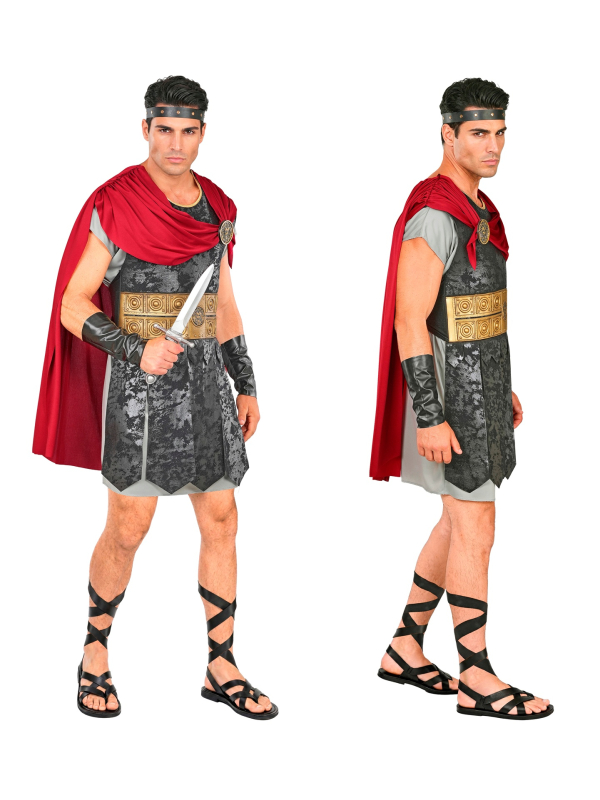 Déguisement centurion romain homme avec cape – S à XXL