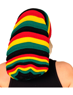 Bonnet rasta Tam adulte multicolore – Rouge, jaune, vert et noir 2