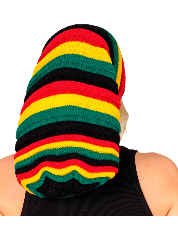 Bonnet rasta Tam adulte multicolore – Rouge, jaune, vert et noir