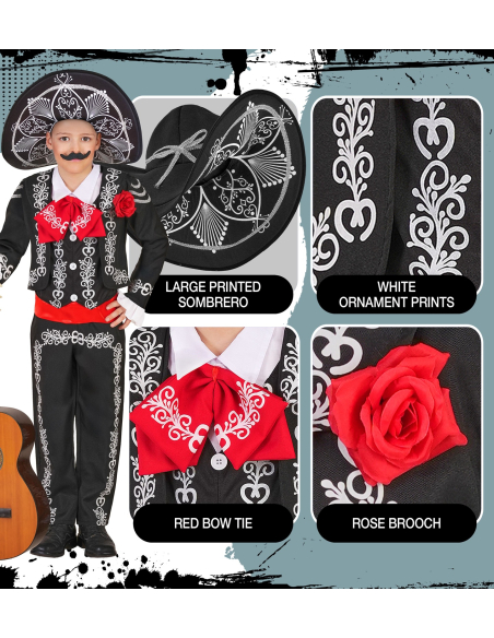 deguisement-mariachi-jour-des-morts-enfant