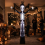 Tube gonflable squelette lumineux 240 cm – Décoration Halloween animée