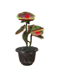 Plante carnivore animée Halloween 36 cm – Son et lumière 2