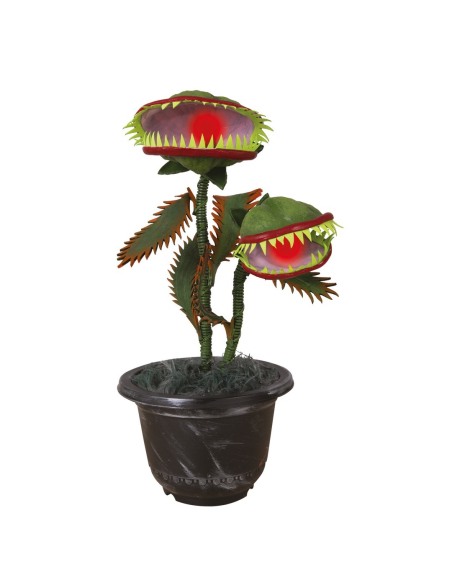 Plante carnivore animée Halloween 36 cm – Son et lumière