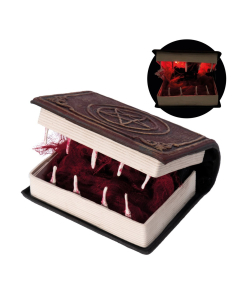 Livre vorace Halloween animé 14 cm – Grimoire sonore et lumineux 2