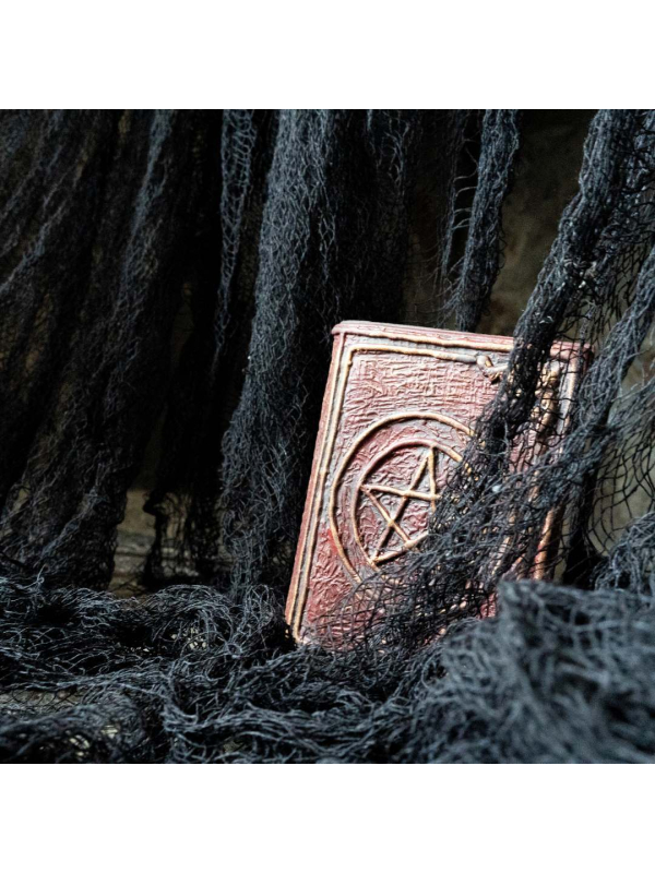Livre vorace Halloween animé 14 cm – Grimoire sonore et lumineux