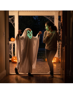 Déguisement fantôme phosphorescent enfant – Tunique intégrale