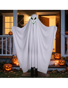 Déguisement fantôme phosphorescent adulte – Tunique intégrale