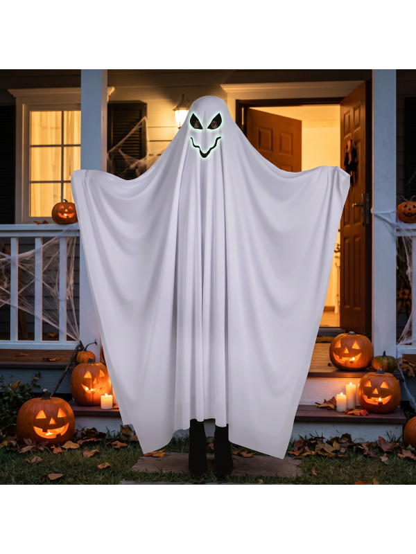 Déguisement fantôme phosphorescent adulte – Tunique intégrale