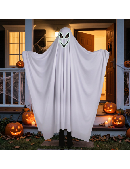 Déguisement fantôme phosphorescent adulte – Tunique intégrale