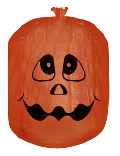 Lot de 3 sacs citrouille Halloween à remplir de feuilles – 60 et 90 cm 2