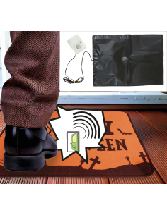 Tapis sonore Halloween à placer sous un paillasson – 34 x 25 cm