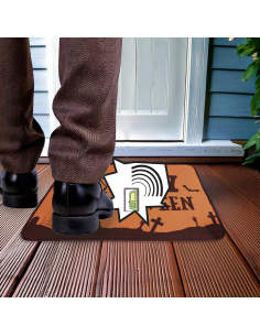 Tapis sonore Halloween à placer sous un paillasson – 34 x 25 cm 2
