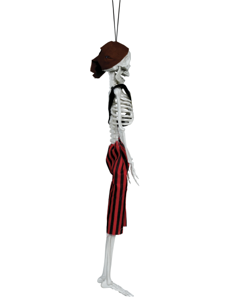 Squelette pirate à suspendre Halloween – 40 cm