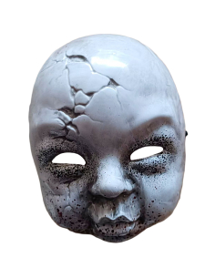 Masque bébé effrayant fissuré pour adulte