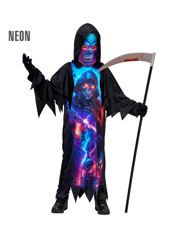 Déguisement Faucheuse fluorescente enfant – Halloween 5 à 13 ans
