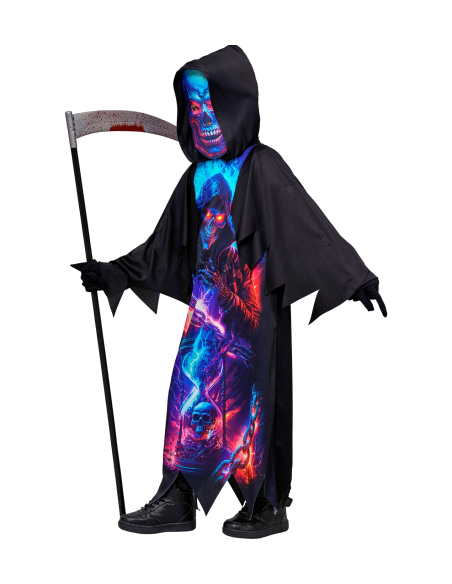 Déguisement Faucheuse fluorescente enfant – Halloween 5 à 13 ans
