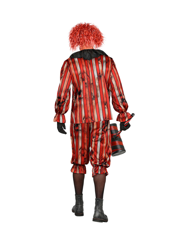 Déguisement clown maléfique homme – rouge et noir