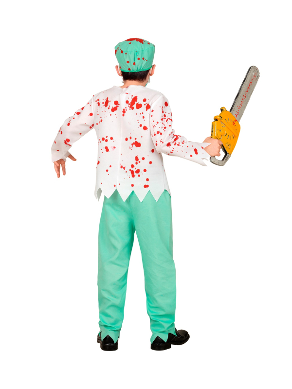 Déguisement médecin zombie enfant – costume ensanglanté 4 à 16 ans