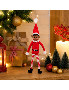 Lutin farceur de Noël 38 cm – 2 modèles assortis