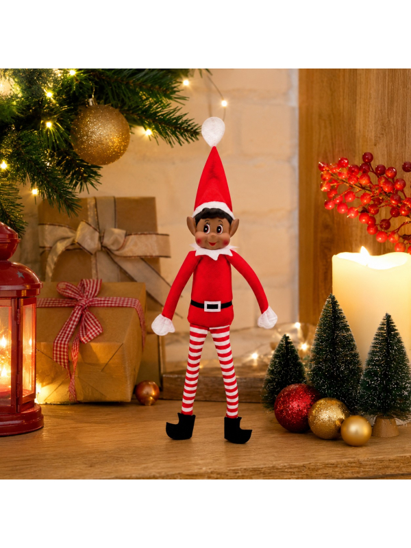 Lutin farceur de Noël 38 cm – 2 modèles assortis