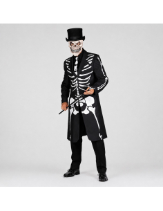 Redingote squelette homme – veste longue + cravate