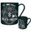 Tasse Halloween Death Presso noire en PVC – Motif faucheuse